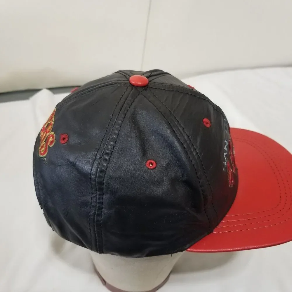 Vintage San Fransisco‎ 49ers Hat Snapback leather type NFL logo cap